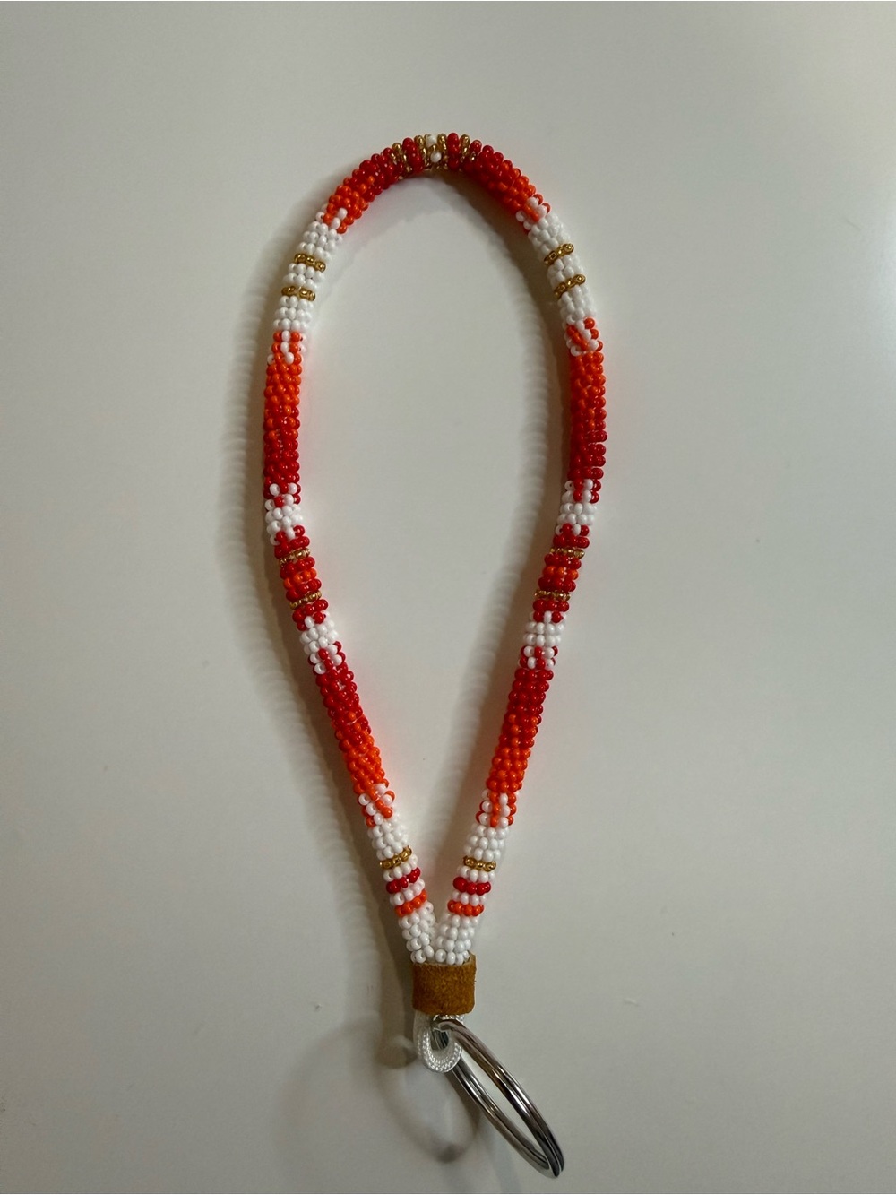 Beaded keychain